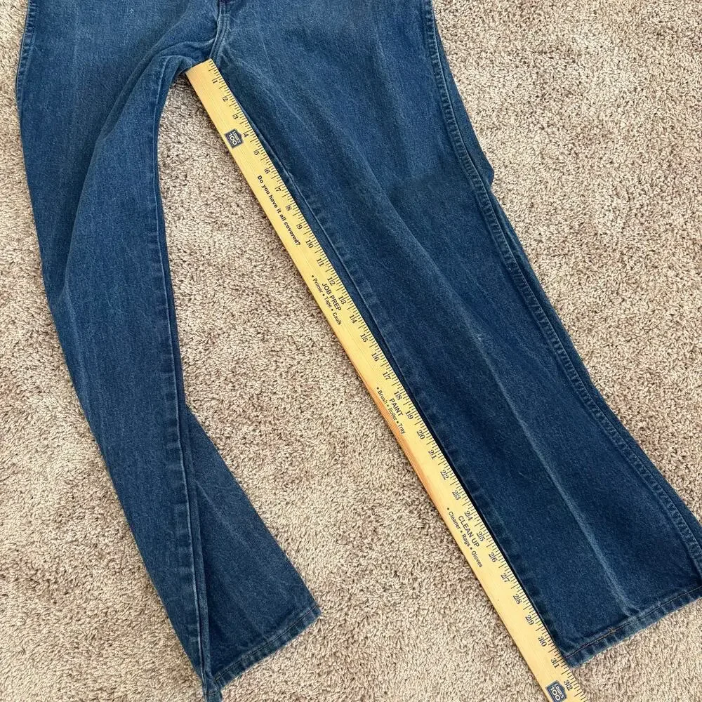 Vintage 80s Wrangler 13MWZ Cowboy Cut Denim Jeans USA 33x32 Measures 32 Waist